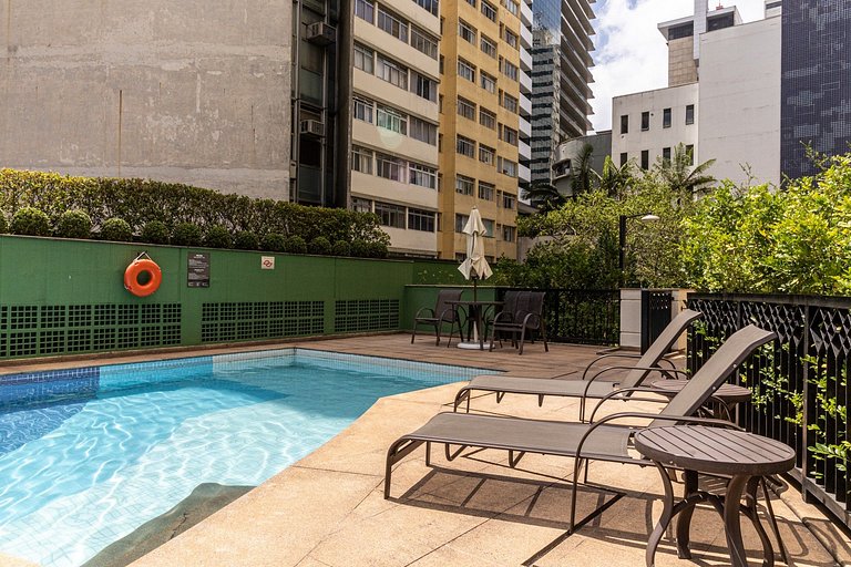 Flat Incrível na região nobre da Bela Vista