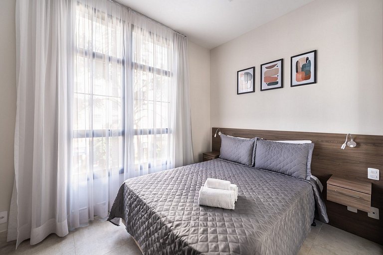 Lindo studio bem perto do bolsão das compras