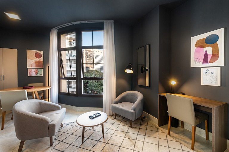 Kaza Noah Studio Único em Edifício Icônico de SP