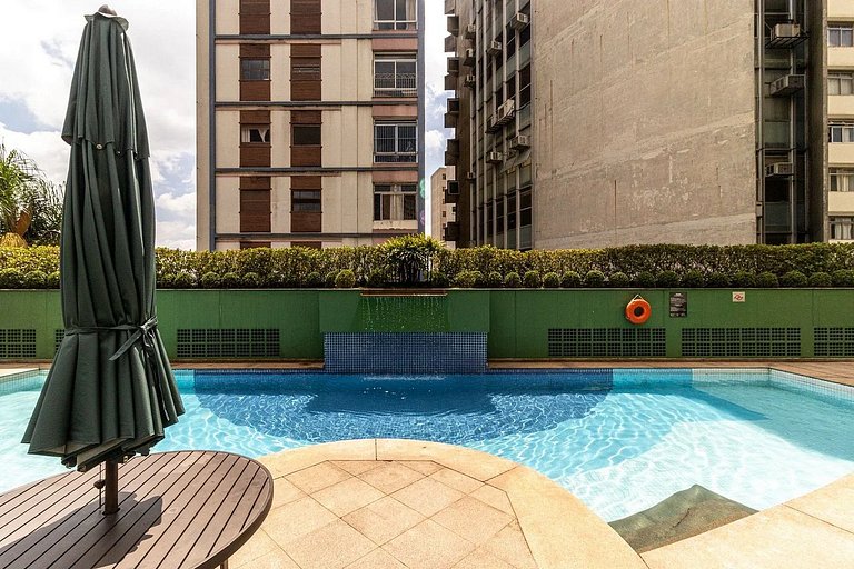 Flat com Vista Incrível para Cidade Matarazzo