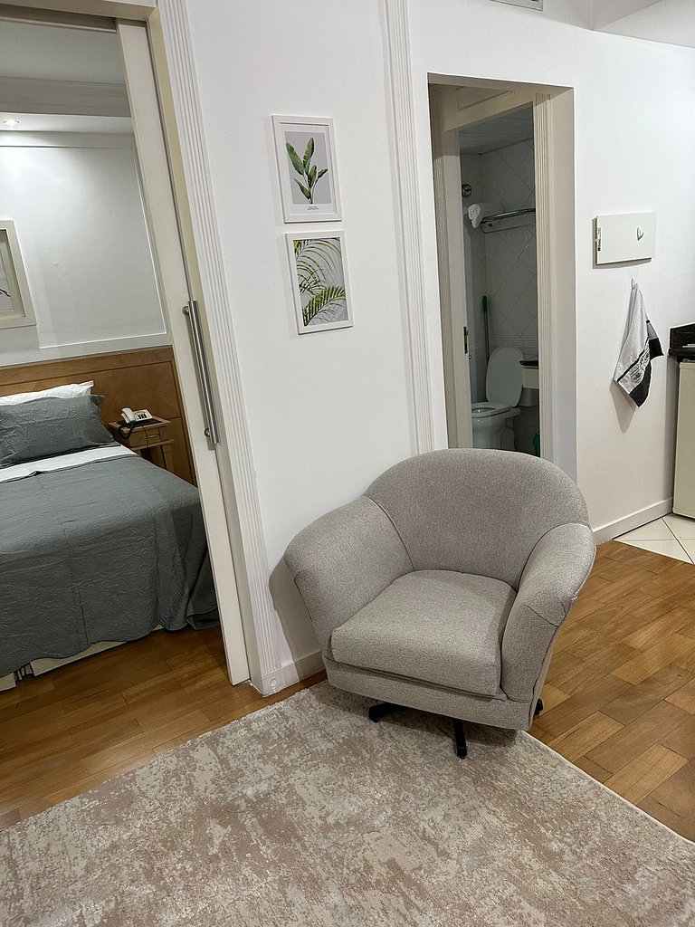 Flat Incrível na região nobre da Bela Vista