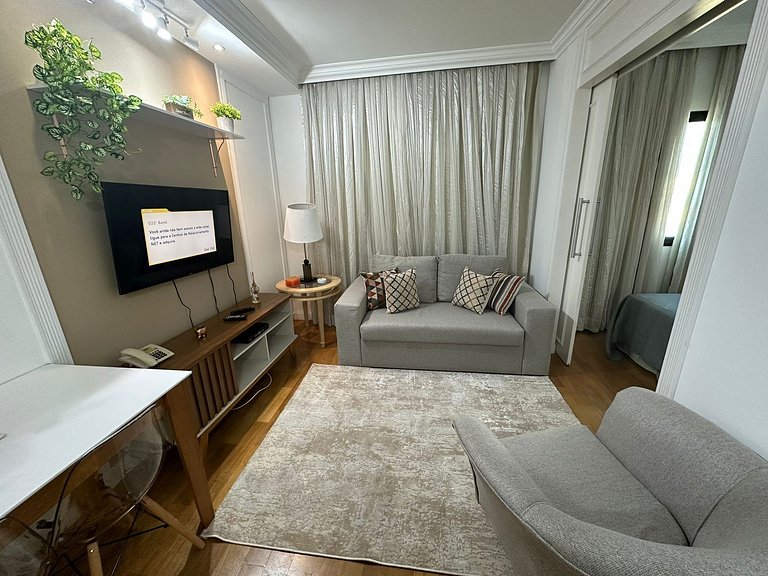 Flat Incrível na região nobre da Bela Vista