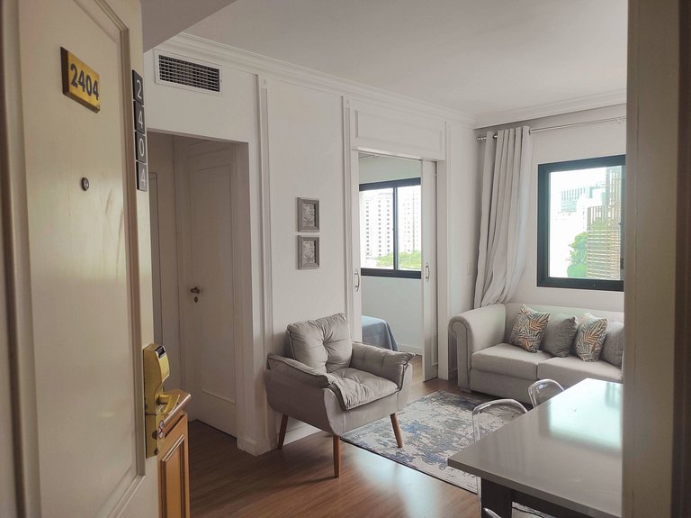 Flat com Vista Incrível para Cidade Matarazzo