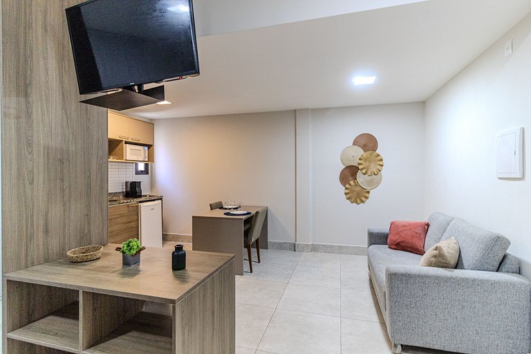 Lindo studio bem perto do bolsão das compras