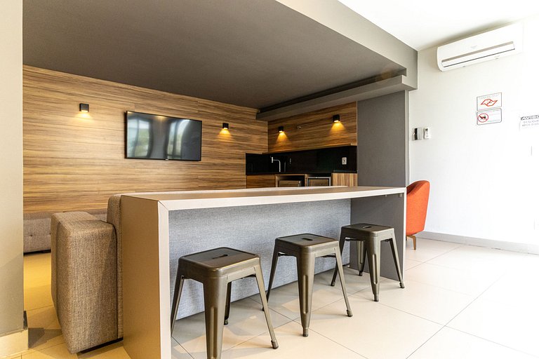 Lindo studio bem perto do bolsão das compras