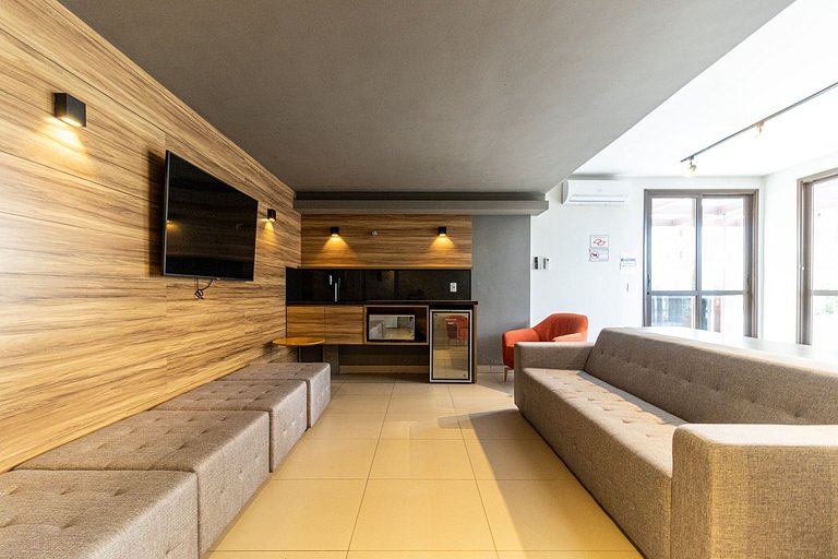 Lindo studio bem perto do bolsão das compras