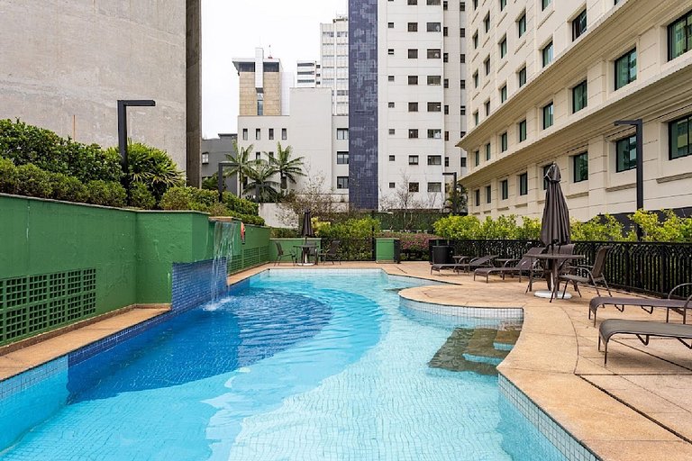 Flat Único perto da Av Paulista e FGV